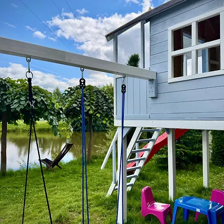 Orle Gniazdo Nad Morzem, Dom Jacuzzi Staw 10 Min Do Gdanska 别墅 Jankowo